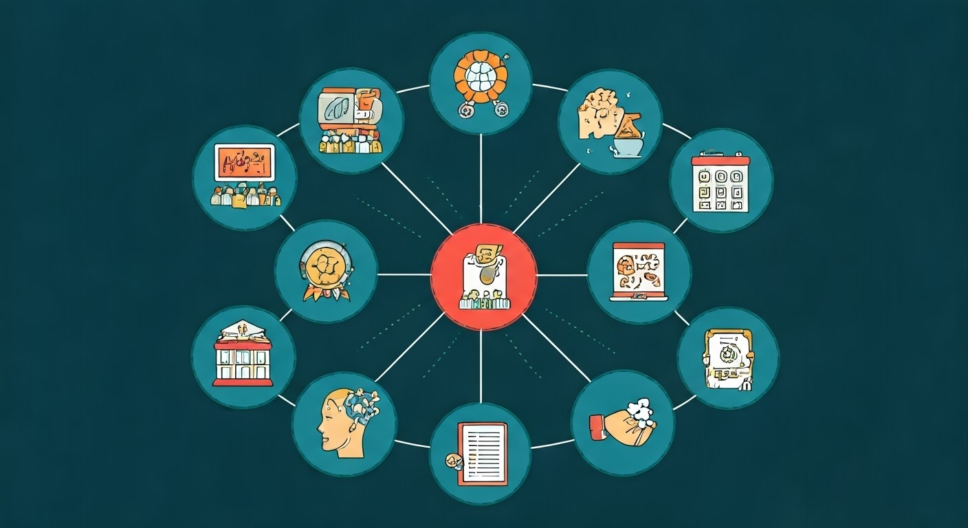 Illustration of nonprofit systems