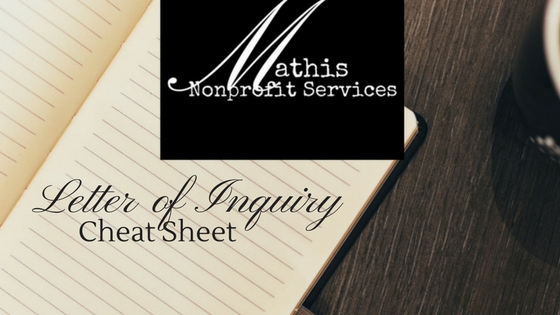 How to Create a Letter of Inquiry System and Cheat Sheet