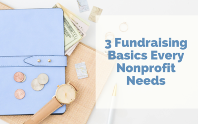 3 Fundraising Basics Every Nonprofit Needs