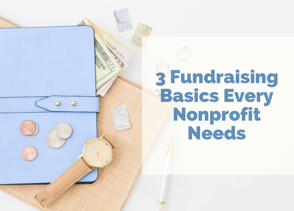 3 Fundraising Basics Every Nonprofit Needs
